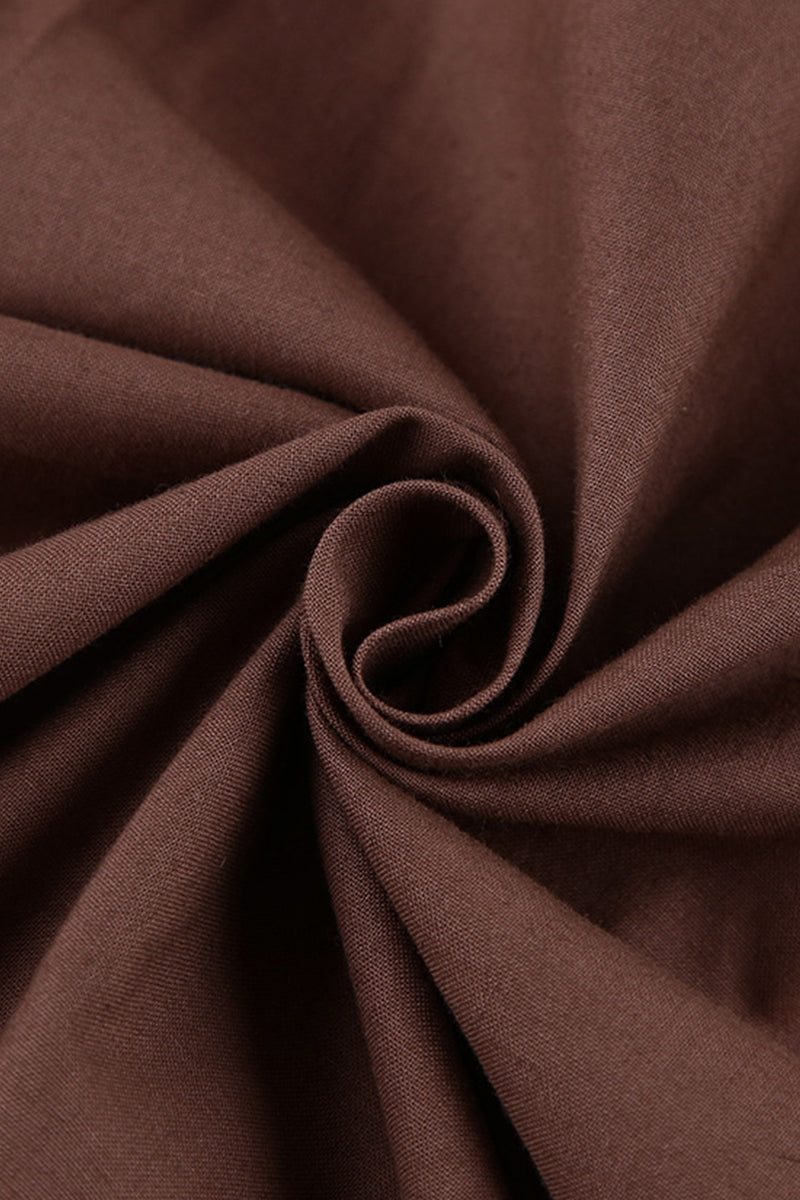 Work Bandage Turndown Collar Waist Skirt Dresses