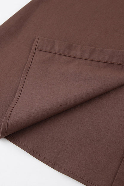 Work Bandage Turndown Collar Waist Skirt Dresses