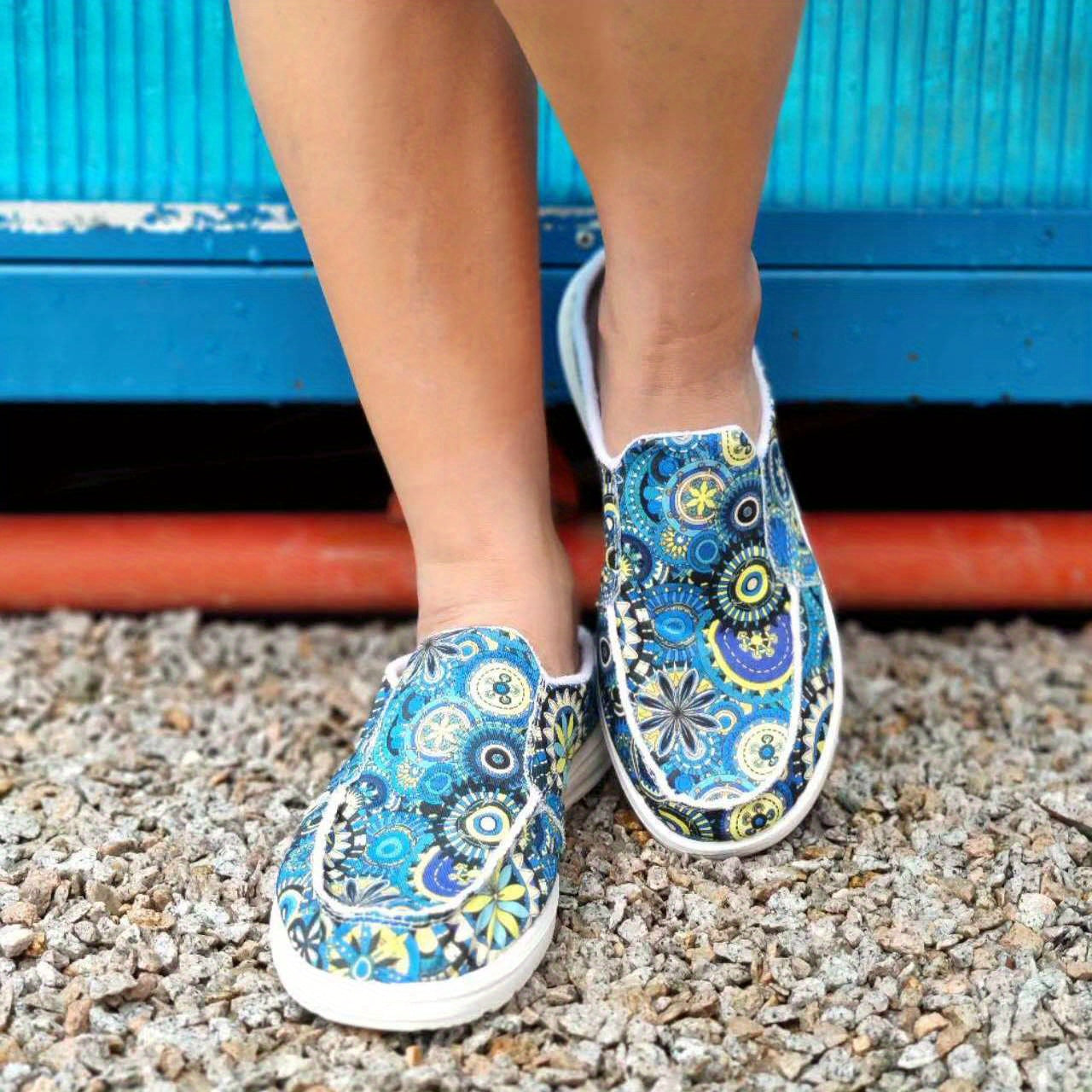 Print Canvas Shoes At9852