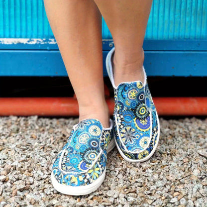 Print Canvas Shoes At9852
