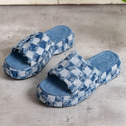 Patchwork Round Comfortable Shoes