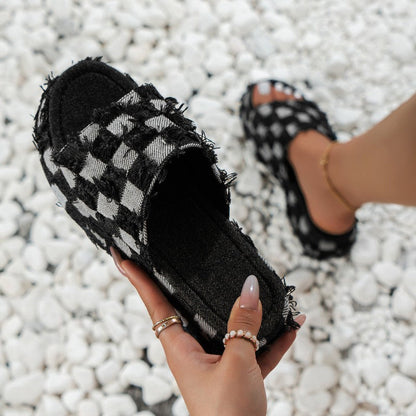 Patchwork Round Comfortable Shoes