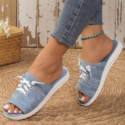 Patchwork Round Comfortable Shoes