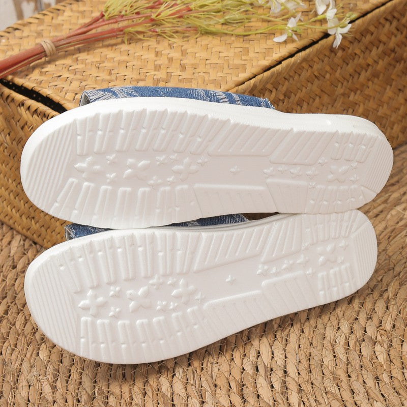 Patchwork Round Comfortable Shoes