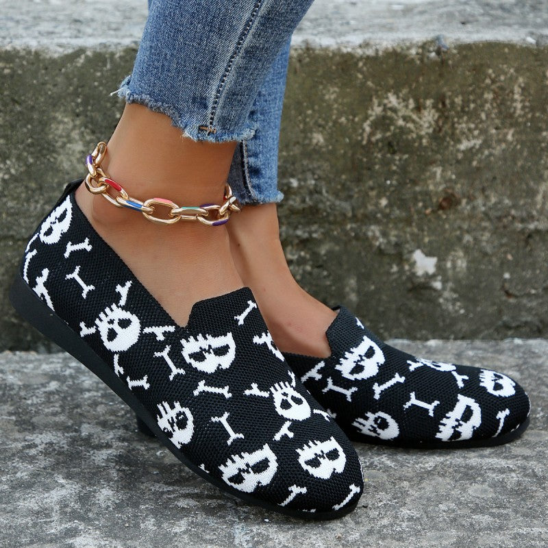 Patchwork Round Comfortable Shoes
