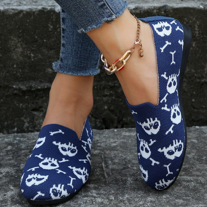 Patchwork Round Comfortable Shoes