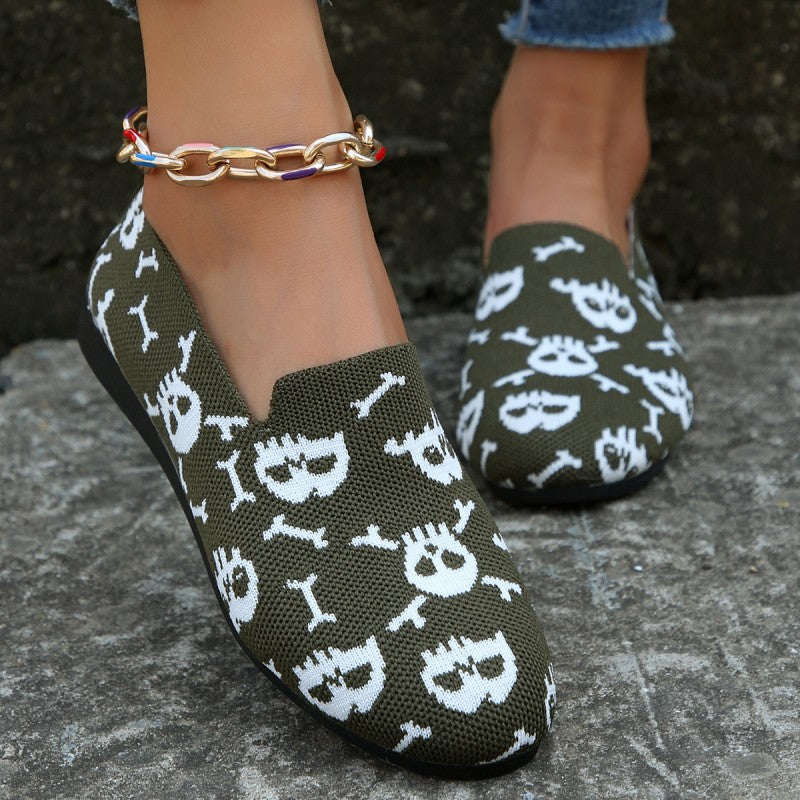 Patchwork Round Comfortable Shoes