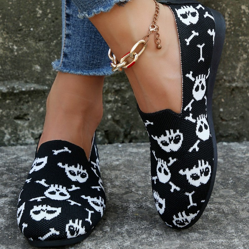 Patchwork Round Comfortable Shoes