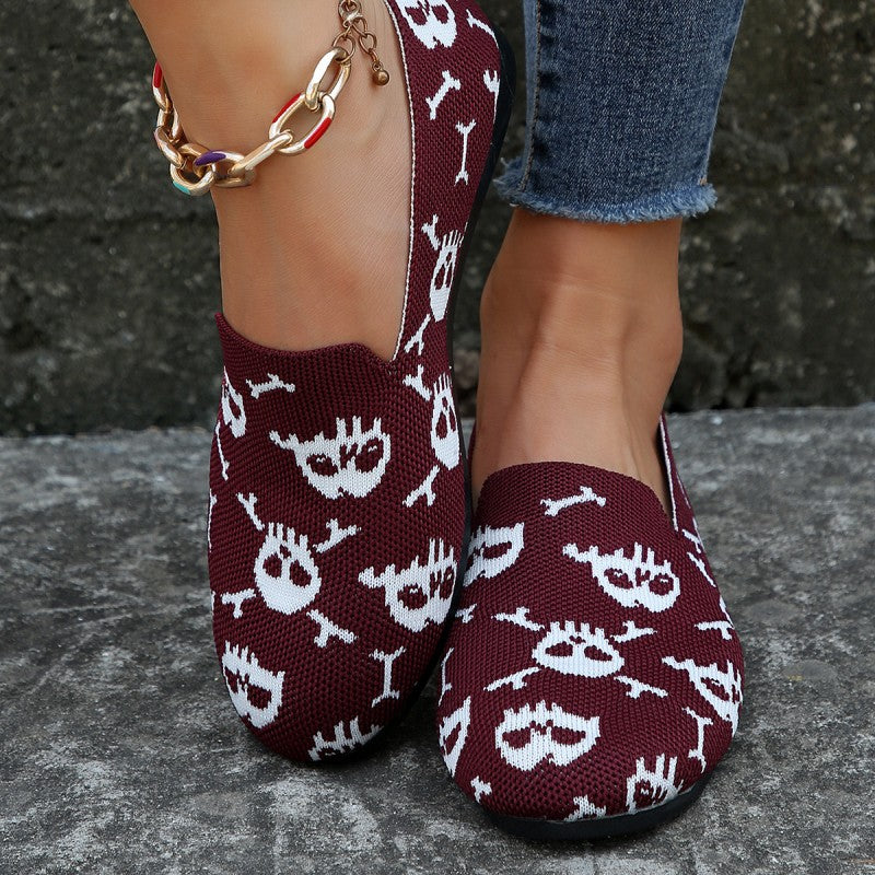 Patchwork Round Comfortable Shoes