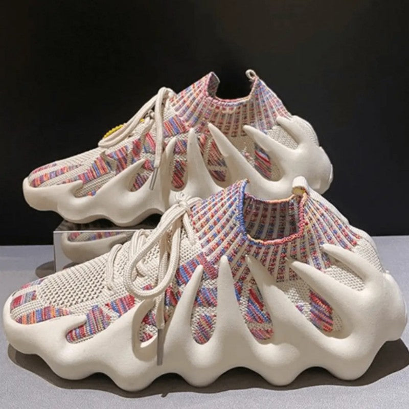 Sportswear Patchwork Frenulum Round Comfortable Out Door Sport Shoes Gj0055