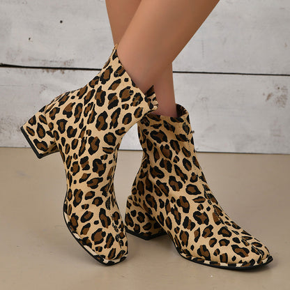 Patchwork Printing Pointed Comfortable Out Door Shoes Gj0054