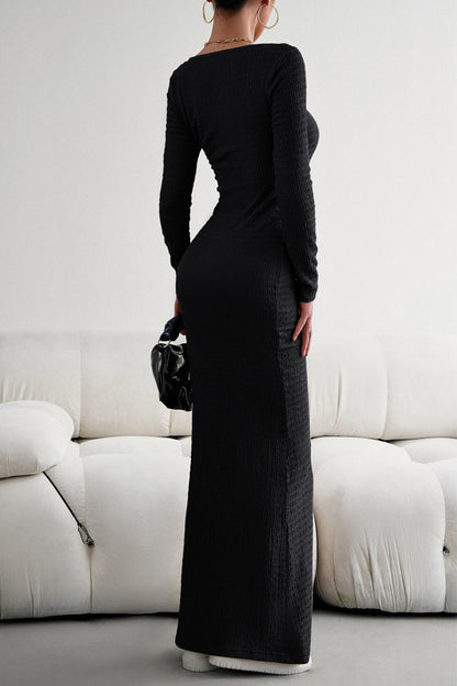 Square Collar One Step Skirt Dresses