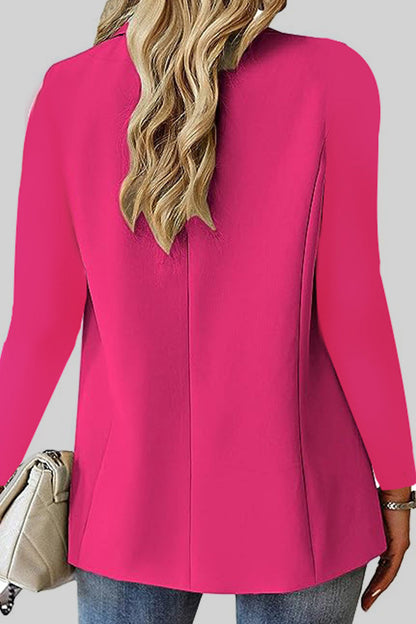 Cardigan Turn-back Collar Outerwear Ye9856