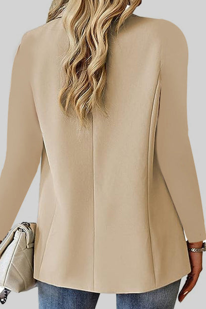 Cardigan Turn-back Collar Outerwear Ye9856
