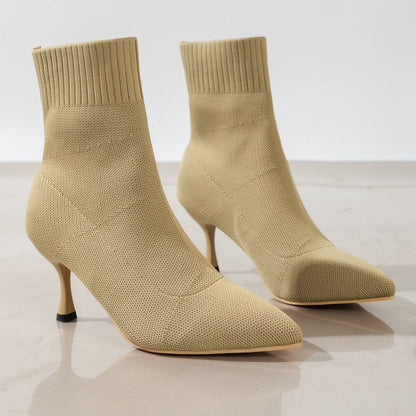 Patchwork Color Pointed Out Door Shoes Gj0050