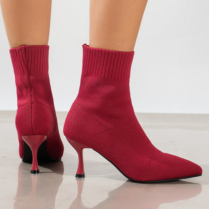 Patchwork Color Pointed Out Door Shoes Gj0050