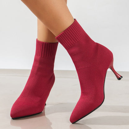 Patchwork Color Pointed Out Door Shoes Gj0050
