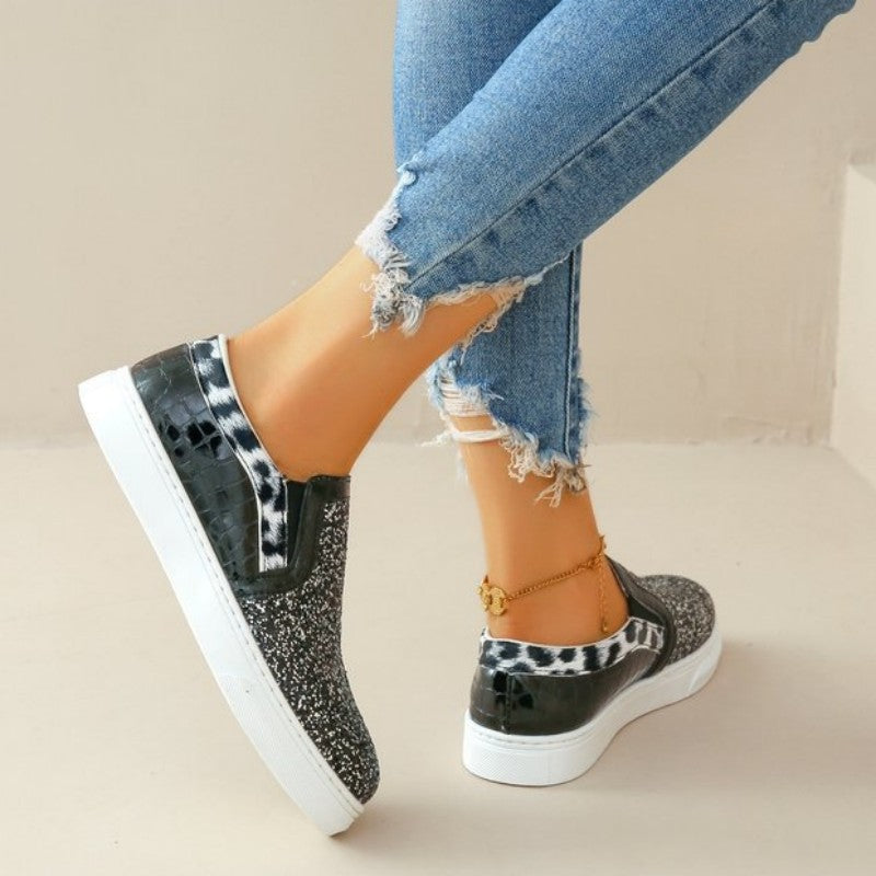 Patchwork Round Comfortable Out Door Flats Shoes
