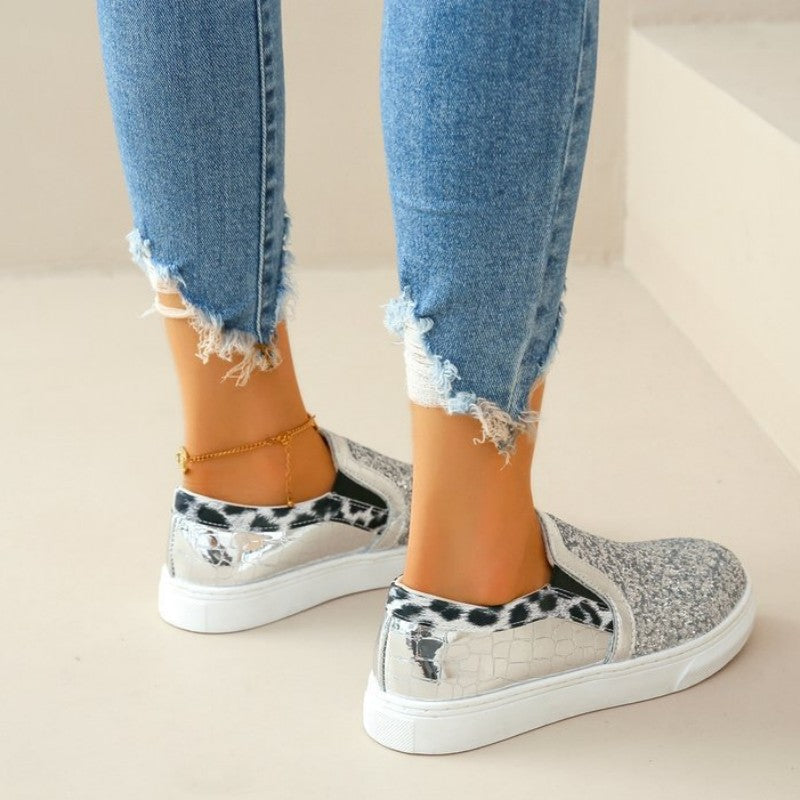 Patchwork Round Comfortable Out Door Flats Shoes