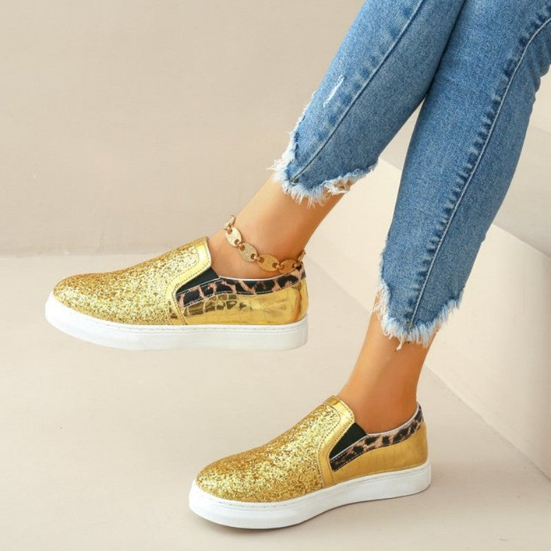 Patchwork Round Comfortable Out Door Flats Shoes