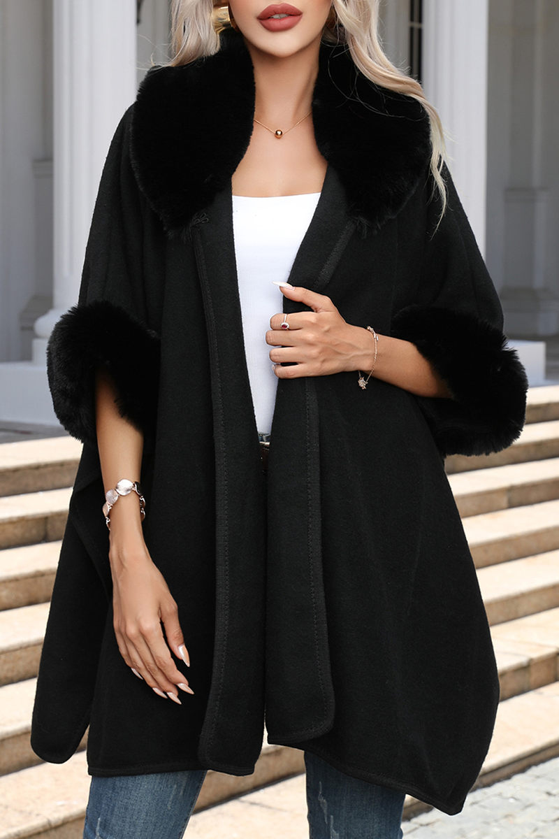 Simplicity Slit Cardigan Collar Outerwear