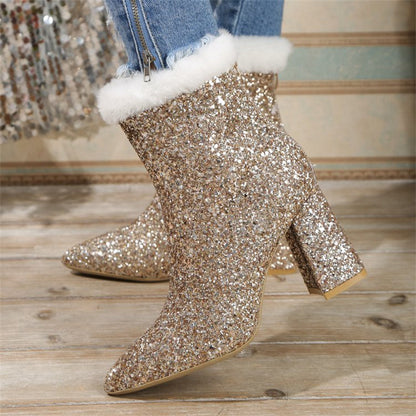 Patchwork Pointed Out Door Shoes Gj0047