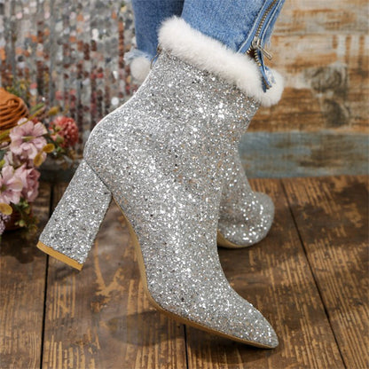 Patchwork Pointed Out Door Shoes Gj0047