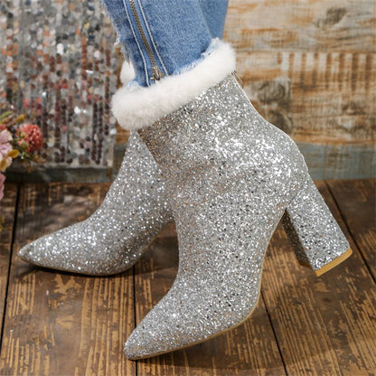 Patchwork Pointed Out Door Shoes Gj0047