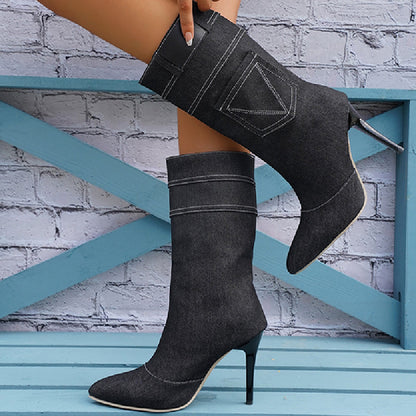 Patchwork Pointed Out Door Shoes Gj0049
