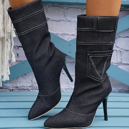 Patchwork Pointed Out Door Shoes Gj0049