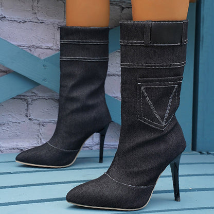 Patchwork Pointed Out Door Shoes Gj0049