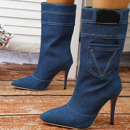 Patchwork Pointed Out Door Shoes Gj0049