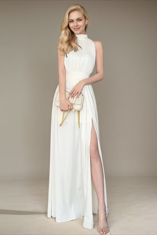 Sleeveless Evening Maxi Dress