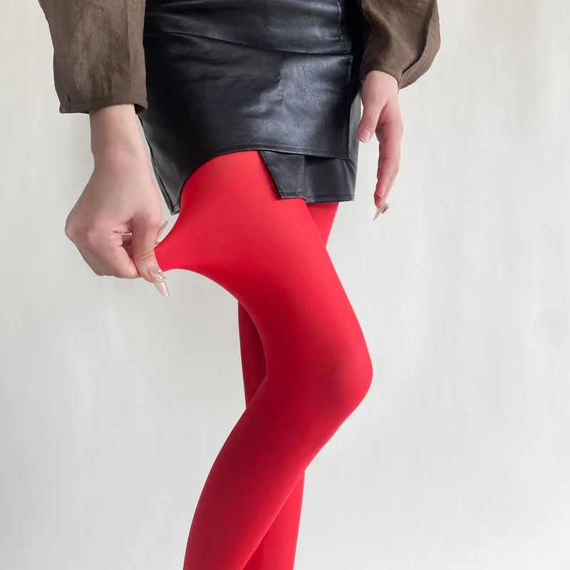 Tights Leggings Bodycon Red See Through Lingerie Femme Pantyhose Summer New Slim Lace Stockings Woman Lingerie