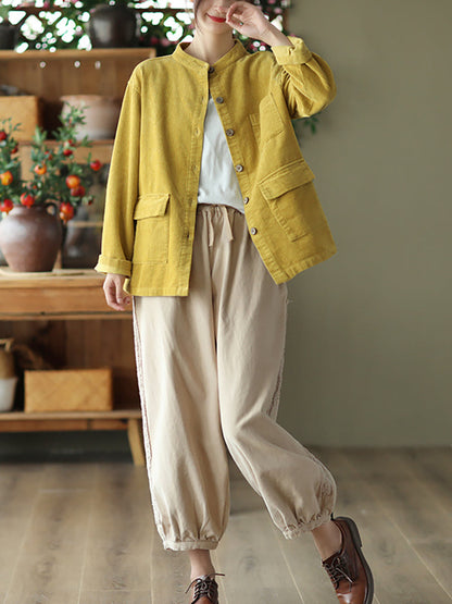 Cotton Corduroy Coat Av1045