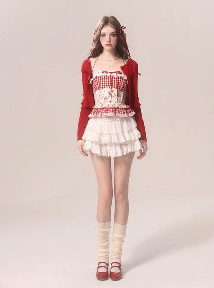 White Lace Ballet-inspired Cake Skirt