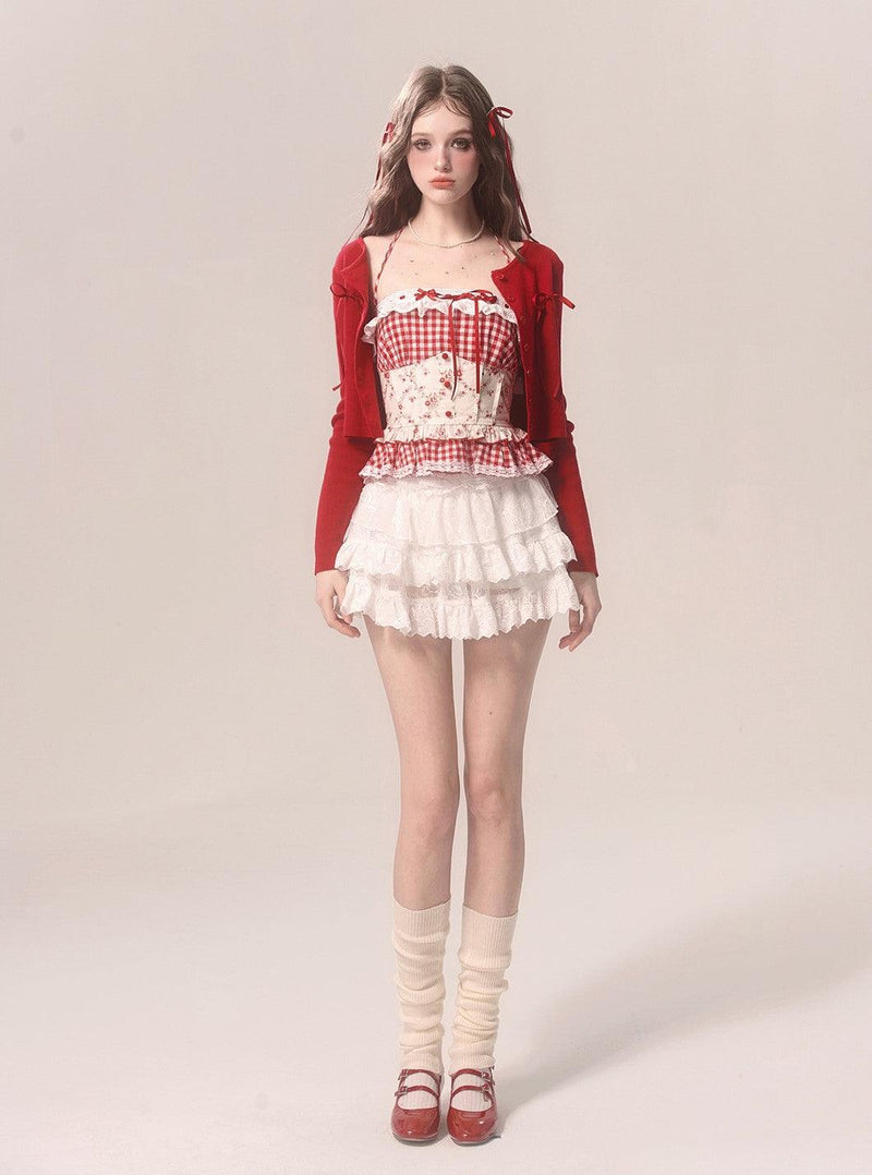 White Lace Ballet-inspired Cake Skirt