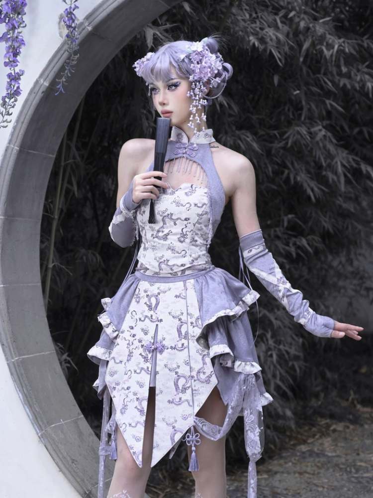 Chinese Qipao Inspired Lolita Skirt