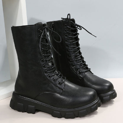 Patchwork Frenulum Round Keep Warm Comfortable Out Door Shoes