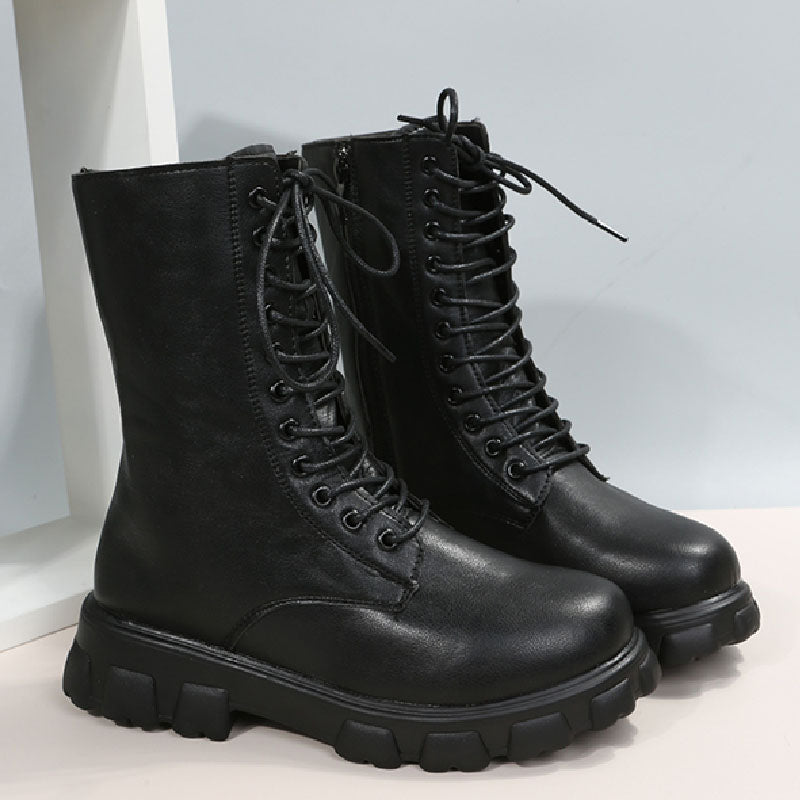 Patchwork Frenulum Round Keep Warm Comfortable Out Door Shoes