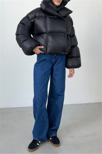 Cardigan Hooded Collar Outerwear(4 Colors)