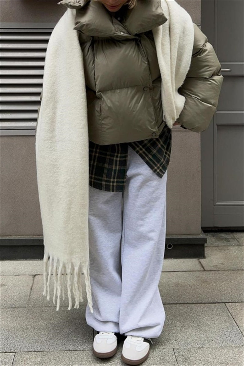 Cardigan Hooded Collar Outerwear(4 Colors)