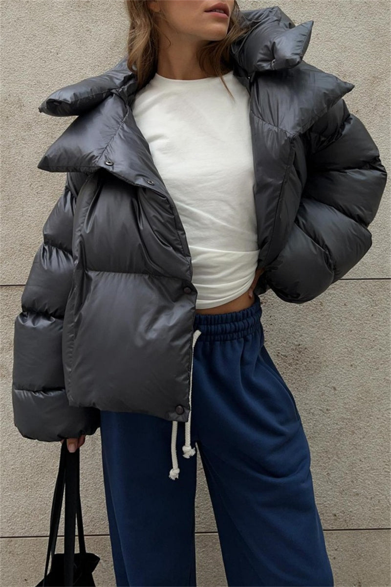 Cardigan Hooded Collar Outerwear(4 Colors)