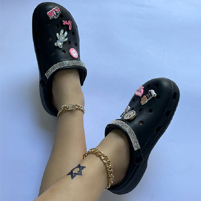Daily Patchwork Round Comfortable Shoes