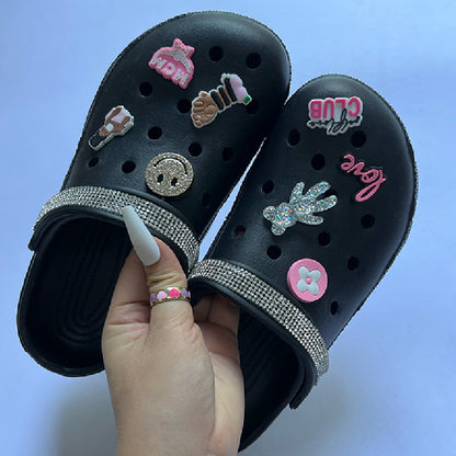 Daily Patchwork Round Comfortable Shoes