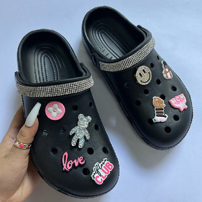Daily Patchwork Round Comfortable Shoes