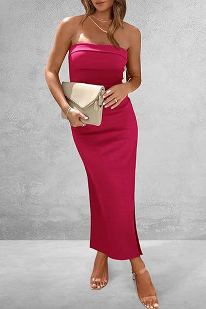 Simplicity Strapless One Step Skirt Dresses(8 Colors)