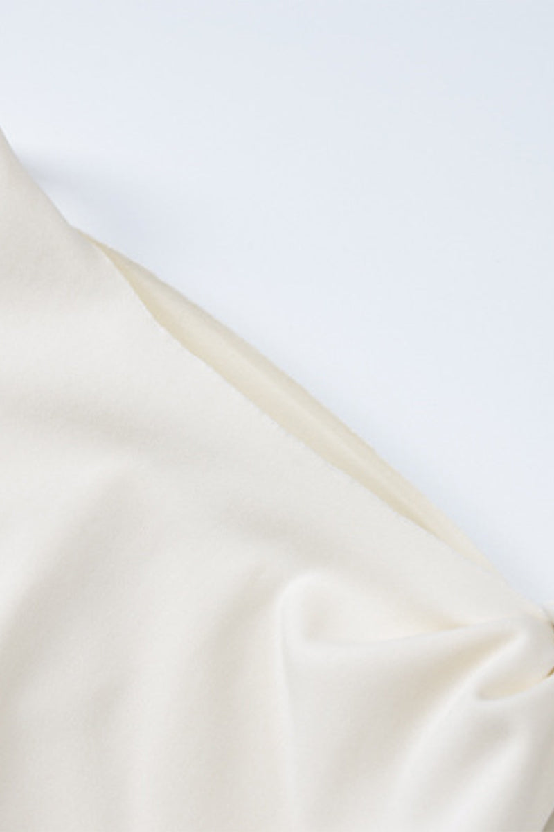 Celebrities Frenulum Oblique Collar One Step Skirt Dresses(5 Colors)