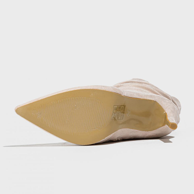Pointed Out Door Shoes (heel Height 3.34in)(3 Colors)
