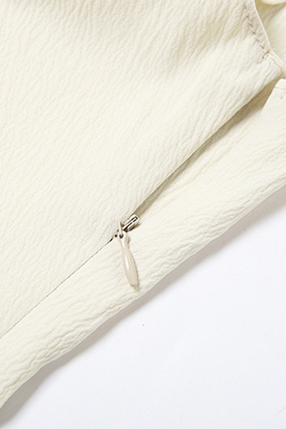 Color Irregular Sloping Shoulder T-shirts